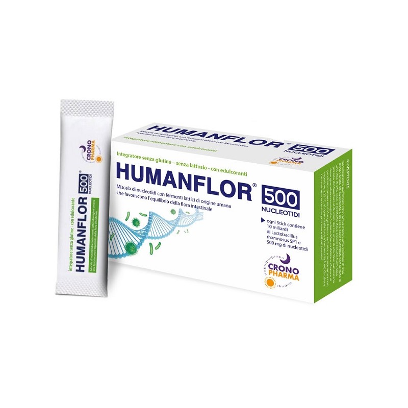 Crono Pharma Humanflor 500 Nucleotidi 8 Stick Pack