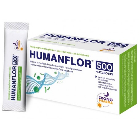 Crono Pharma Humanflor 500 Nucleotidi 8 Stick Pack