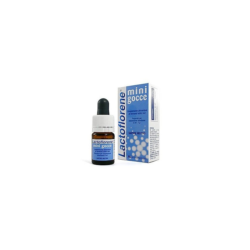 Montefarmaco Lactoflorene Mini Gocce 6 Ml + Bustina Da 1 G