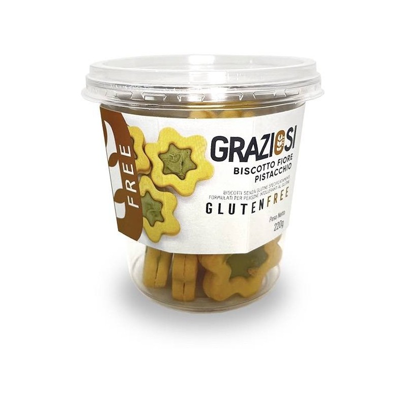 Laboratorio Graziosi Fiore Pistacchio Biscotto 220 G