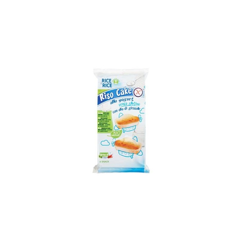 Probios Societa' Benefit Rice&rice Riso Cake Allo Yogurt 4 X 45 G