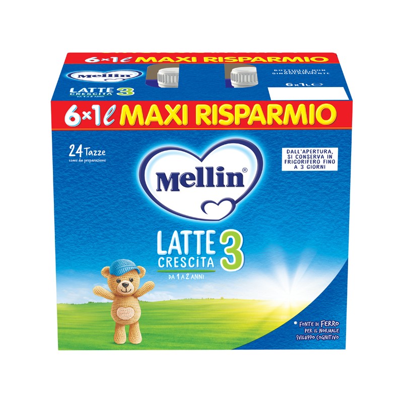 Danone Mellin 3 Latte 6x1000 Ml