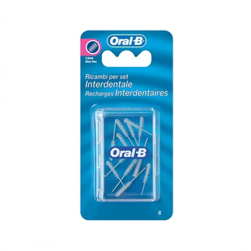 12 pezzi di Ricambi Scovolini Interdentali 1.9mm da OralB