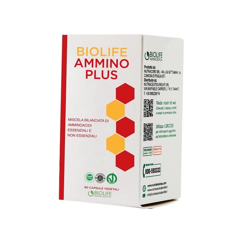 Nutraceutica Biolife Biolife Ammino Plus 90 Capsule