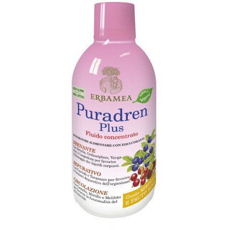 Erbamea Puradren Plus Mirtillo Frutti Rossi 500 Ml