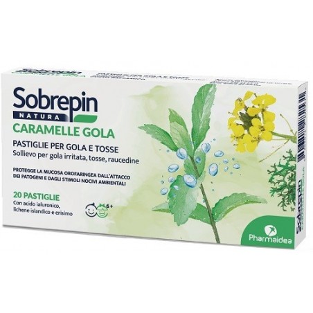 Pharmaidea Sobrepin Natura Caramella Gola 20 Pastiglie