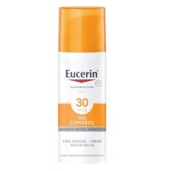 flaconcino 50 ml crema viso protezione solare 30 eucerin sun oil control