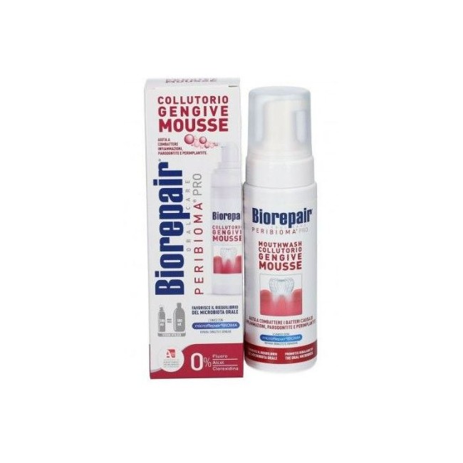 Coswell Biorepair Oral Care Peribioma Pro Collutorio Gengive Mousse 200 Ml