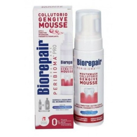 Coswell Biorepair Oral Care Peribioma Pro Collutorio Gengive Mousse 200 Ml