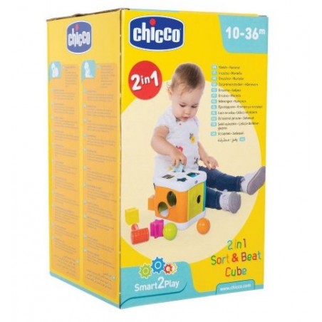 Chicco Gioco Cubo Incastra & Martella 2 in 1