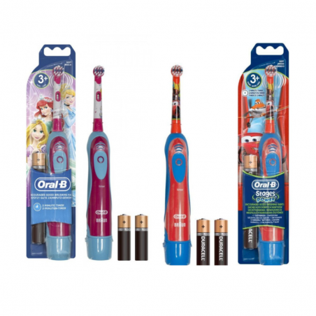 1 pezzo di Stages Power di Spazzolini Elettrici a Batteria Cars & Princess da OralB