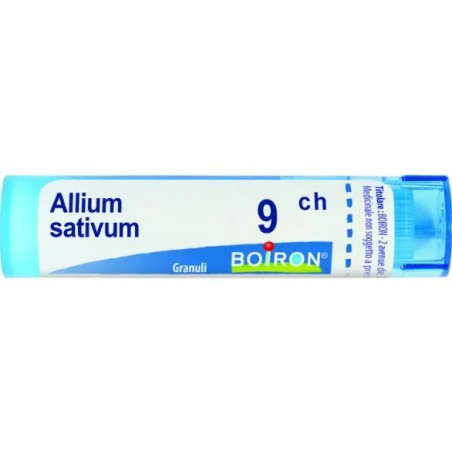 Tubo da 80 granuli di Allium Sativum 9ch della Boiron