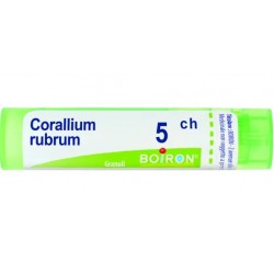 Tubo da 80 granuli di Corallium Rubrum 5 ch della Boiron