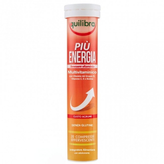 Equilibra Piu' Energia Gusto Agrumi 20 Compresse Effervescenti