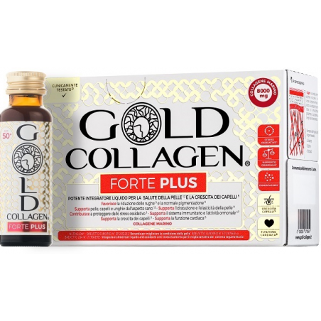 Minerva Research Labs Gold Collagen Forte Plus 10 Flaconcini Da 5 Ml