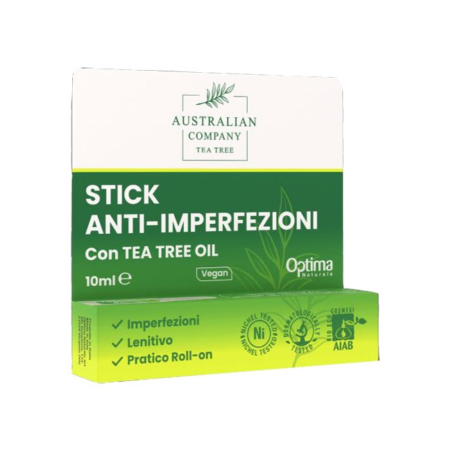 Optima Naturals Australian Tea Tree Stick Anti Imperfezioni Roll On 10 Ml