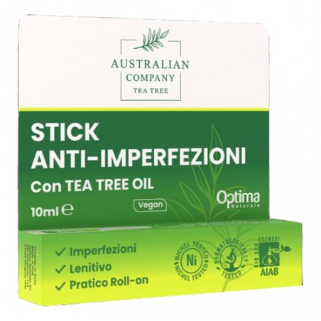 Optima Naturals Australian Tea Tree Stick Anti Imperfezioni Roll On 10 Ml