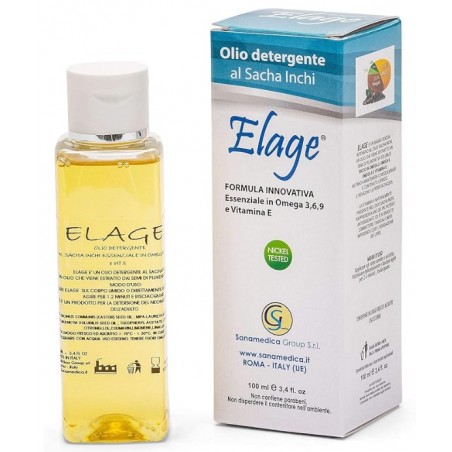 Sanamedica Elage Olio Detergente 100 Ml