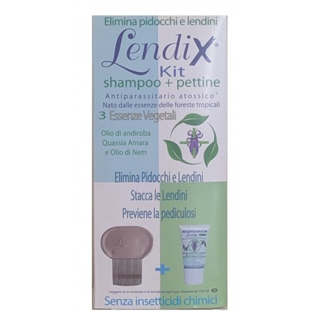 Pharma Line Lendix Kit Shampoo 150ml + Pettine Premium Antipidocchi