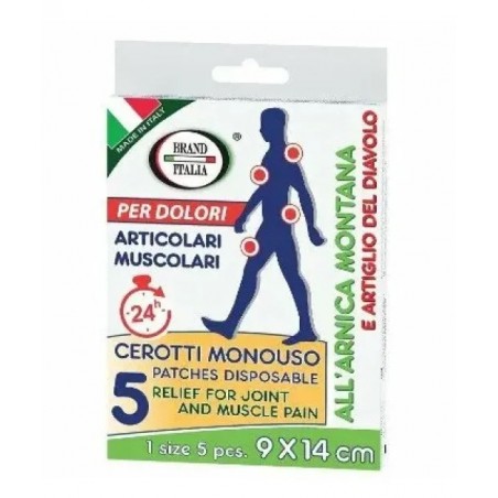 Idee Innovative Cerotti Per Dolori Articolari E Muscolari Con Arnica Montana Brand Italia 5 Pezzi