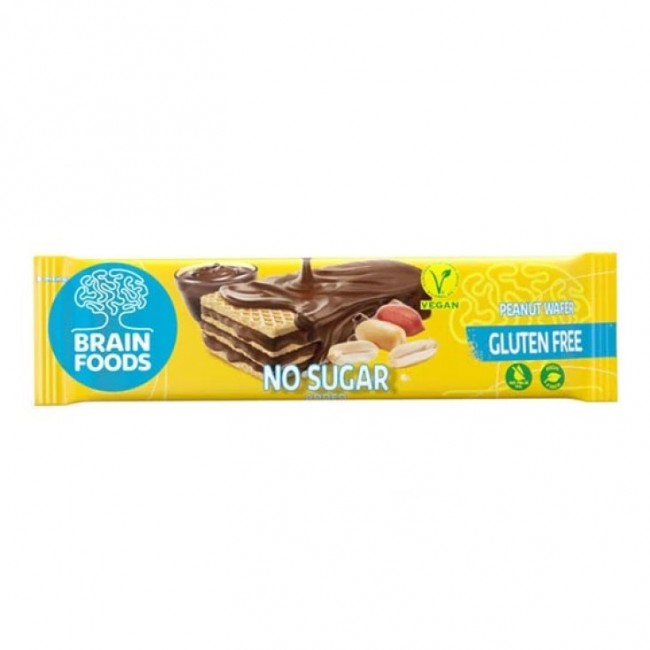 Nutrifood S Brain Foods Wafer Crema Arachidi Senza Glutine 40 G