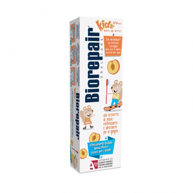 50ml Gusto Pesca di dentifricio 0-6 anni da Biorepair Oral Care Kids