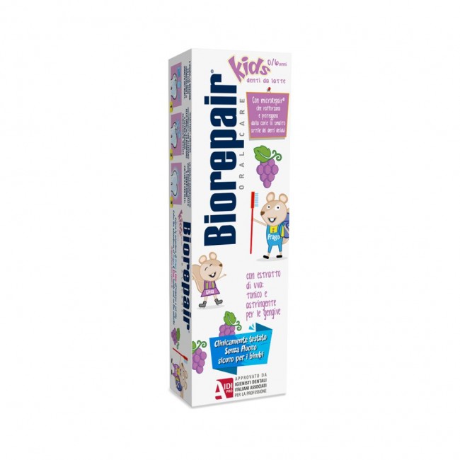 50ml Gusto Uva di dentifricio 0-6 anni da Biorepair Oral Care Kids