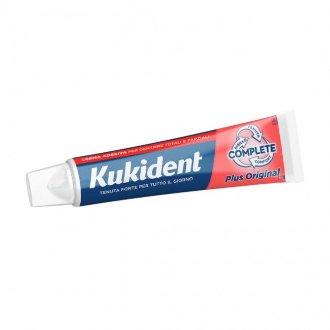 Kukident Plus Original Crema Adesiva Dentiere - 65g