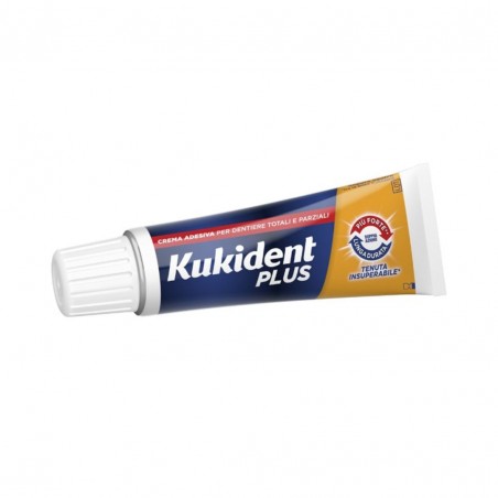 40g di Kukident Plus Doppia Azione Crema Adesiva Dentiere