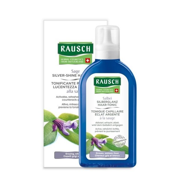 Rausch Tonificante Per Cuoio Capelluto Lucentezza Argentea Alla Salvia 200 Ml