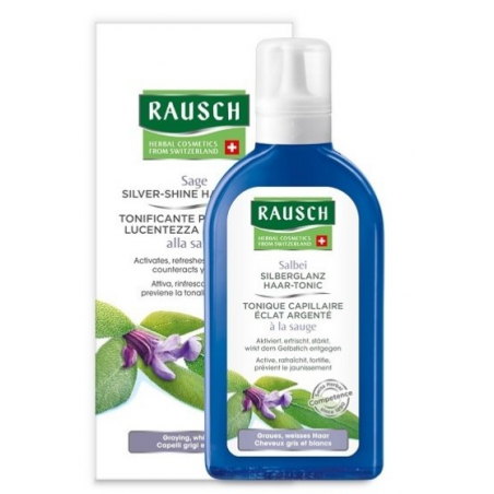 Rausch Tonificante Per Cuoio Capelluto Lucentezza Argentea Alla Salvia 200 Ml