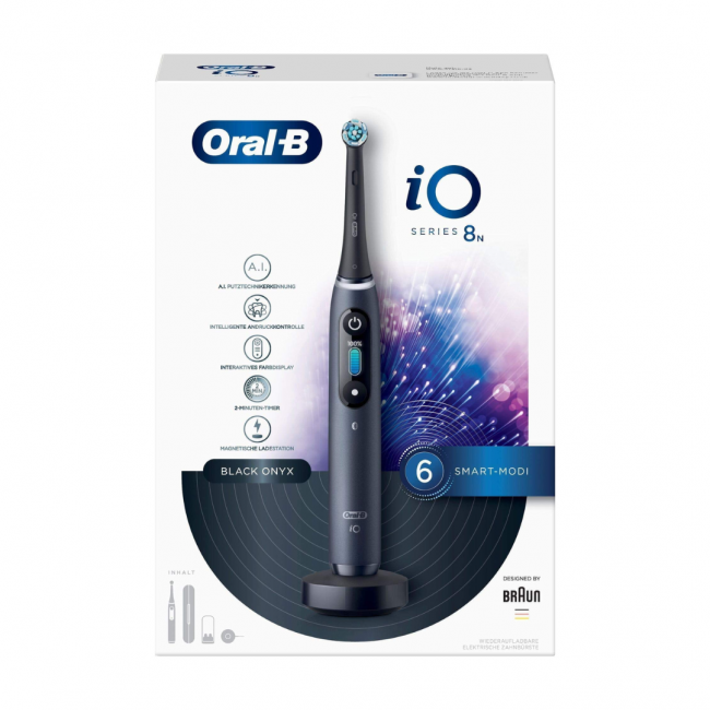 3 pezzi da OralB Io Spazzolino Elettrico Colore Nero + 2 Refill