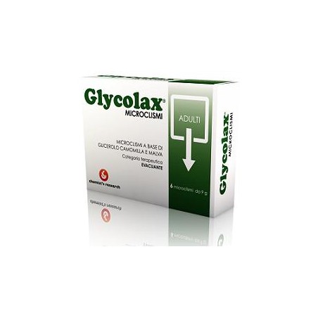 Chemist's Research Glycolax Microclismi 6 Pezzi 9 G