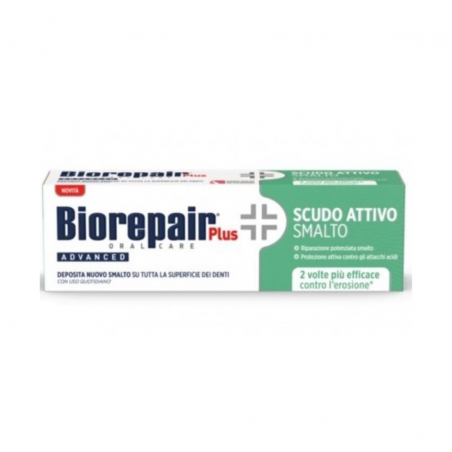 75ml di Biorepair Plus Advanced Dentifricio Scudo Attivo Smalto