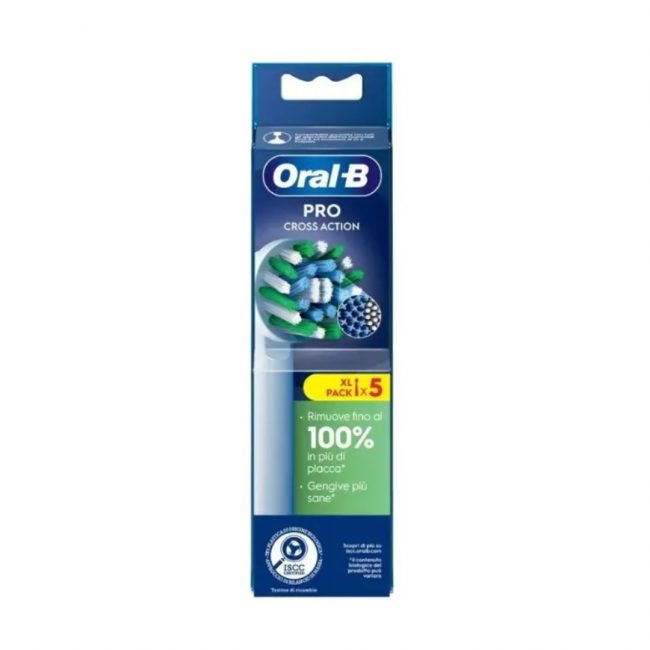 5 pezzi di Testine Compatibili da OralB Pro Crossaction