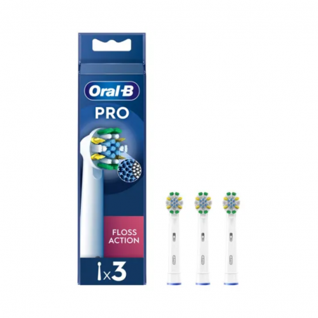 3 pezzi di Testine Compatibili da OralB Pro Flossaction