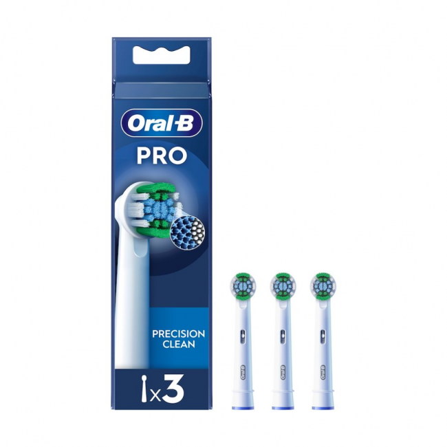 3 pezzi di Testine Compatibili da OralB Pro Precision Clean