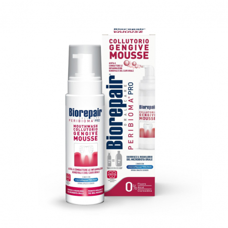 200ml di Collutorio Gengive Mousse Antibatterica da Biorepair Peribioma