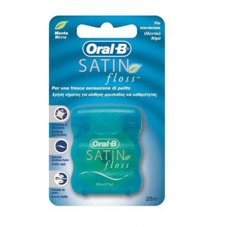 25m di Filo Interdentale da OralB Satin Floss