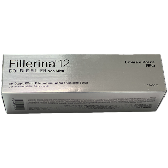 Fillerina 12 Double Filler Neo Mito Labbra E Bocca Gel Base Grado 5 Dispenser Lip Massage Tip