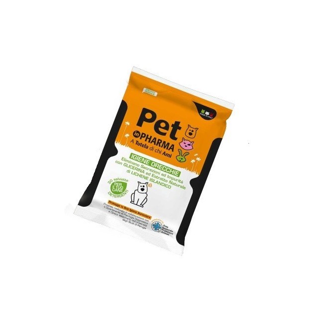 Diva International Pet In Pharma Salviettine Orecchie Cane 30 Pezzi