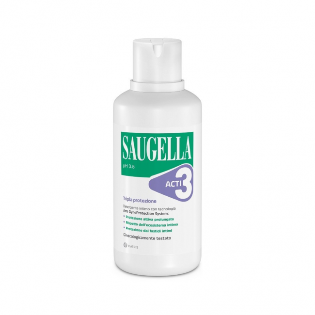 500ml di Saugella Acti3 Detergente Intimo Tripla Azione