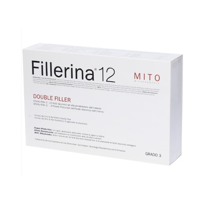 cofanetto con 2 flaconi fillerina 12 double filler labo grado 3