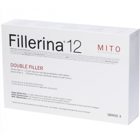 cofanetto con 2 flaconi fillerina 12 double filler labo grado 3