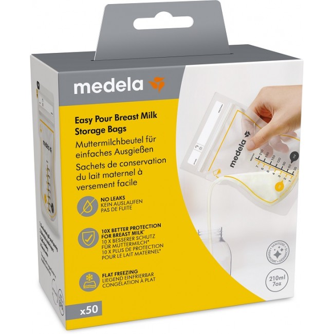 Medela Easy Pour Sacca Conservazione Latte Materno 50 Pezzi