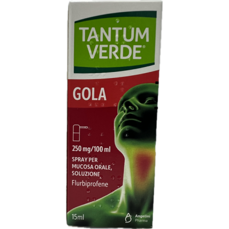 Angelini Tantum Verde Gola 250mg/100ml Spray Per Mucosa Orale, Soluzione Flurbiprofene