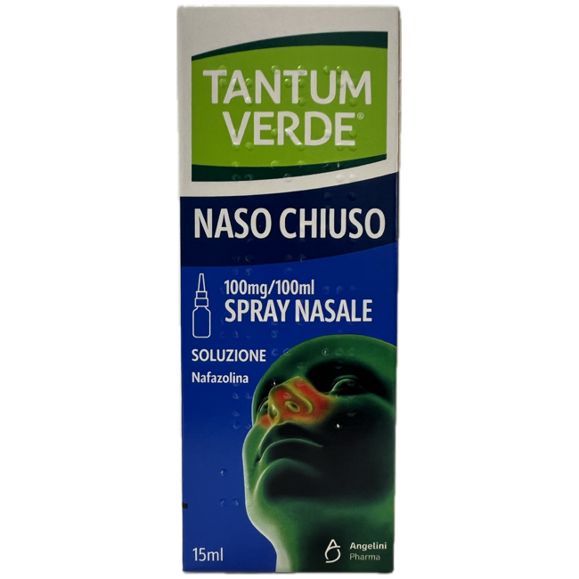 Flacone da 15 Ml Spray con Applicatore di Tantum Verde Naso Chiuso  della Angelini Pharma