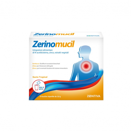 Zentiva Zerinomucil 10 Bustine 3,6 G