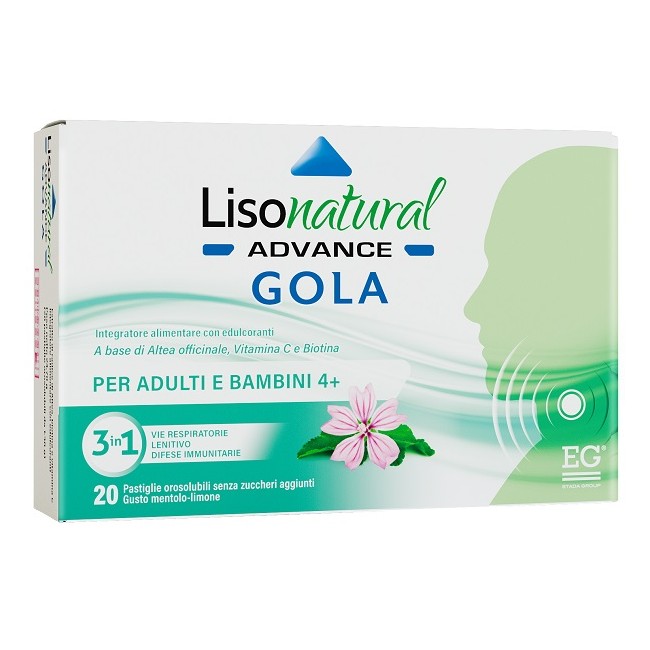 Eg Eurogenerici Lisonatural Advance Gola 20 Pastiglie