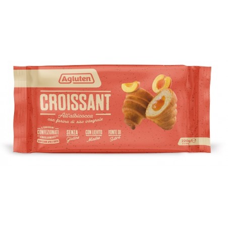 Nove Alpi Agluten Croissant Albicocca 4 Pezzi Da 55 G